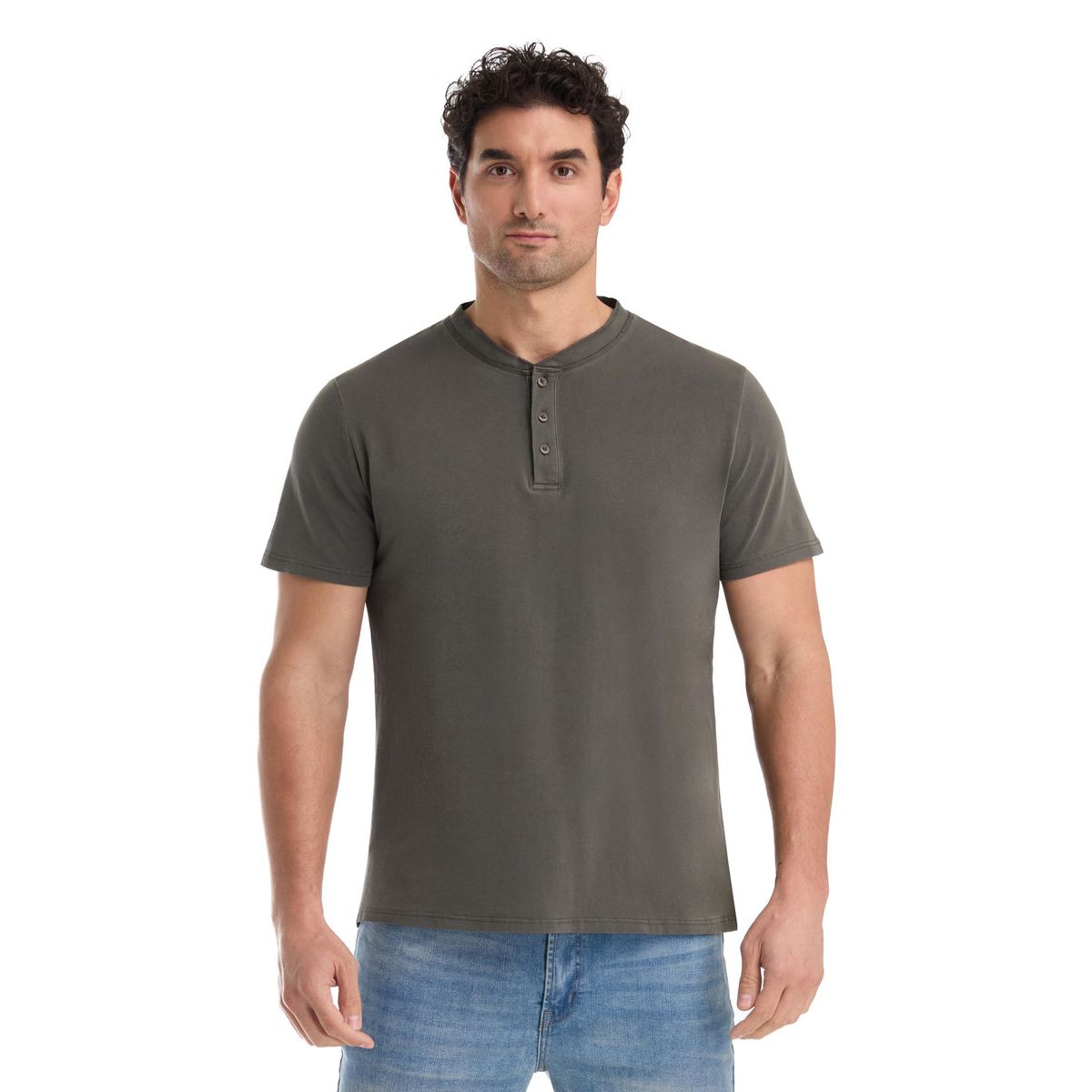 PANAMA JACK - Polera Manga Corta Hombre Gris Panama Jack