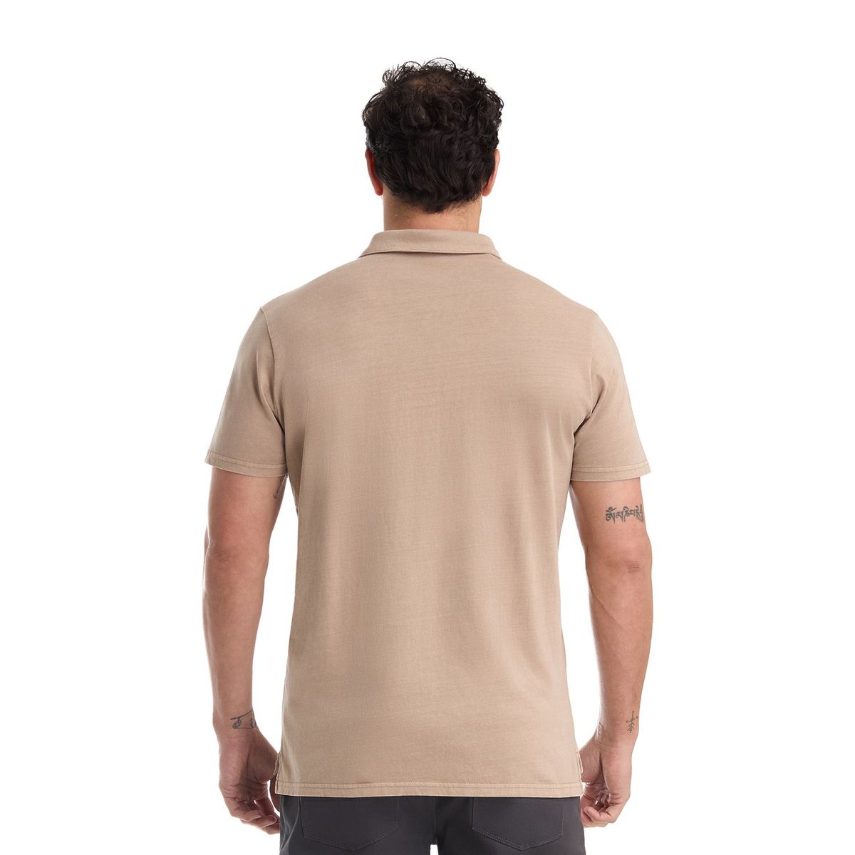 PANAMA JACK - Polera Manga Corta Hombre Beige Panama Jack