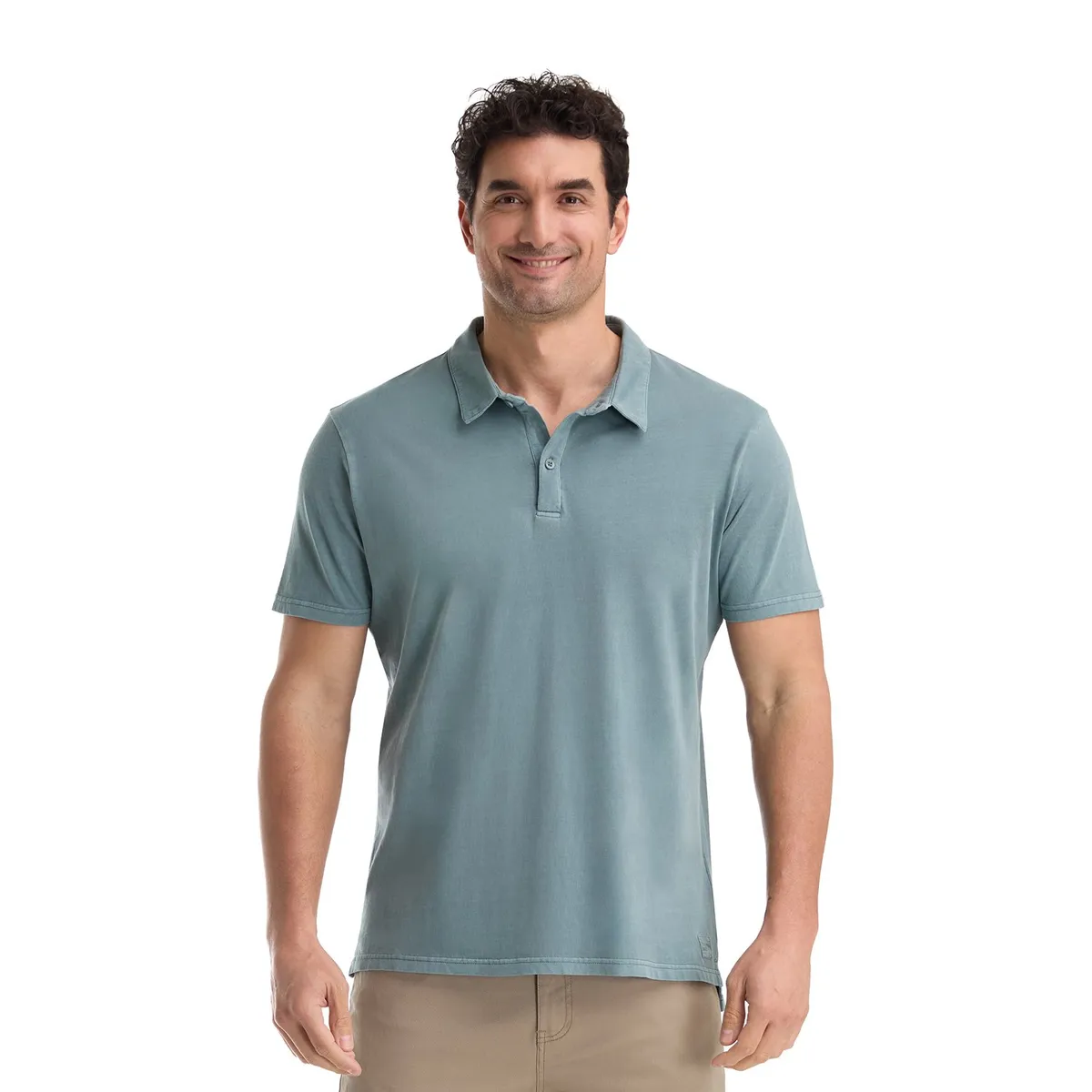 PANAMA JACK - Polera Manga Corta Hombre Petroleo Panama Jack