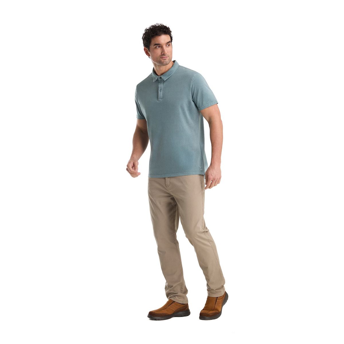 PANAMA JACK - Polera Manga Corta Hombre Petroleo Panama Jack