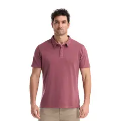 PANAMA JACK - Polera Manga Corta Hombre Burdeo