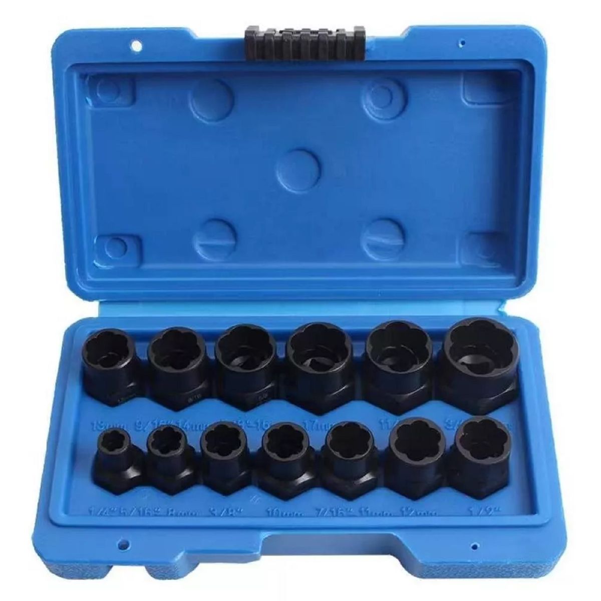 GENERICO - Set Dados Extractores Pernos Y Tuercas Rodadas 9 A 19mm