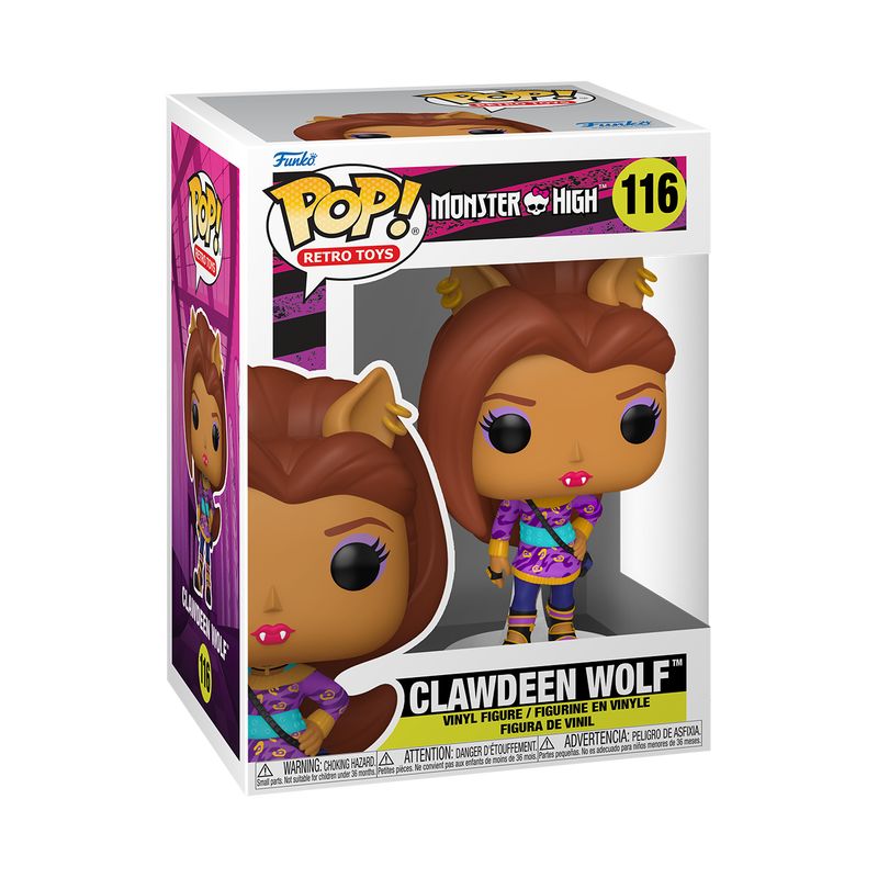 FUNKO - Funko Pop Retro Toys 116 - Monster High Clawdeen Wolf