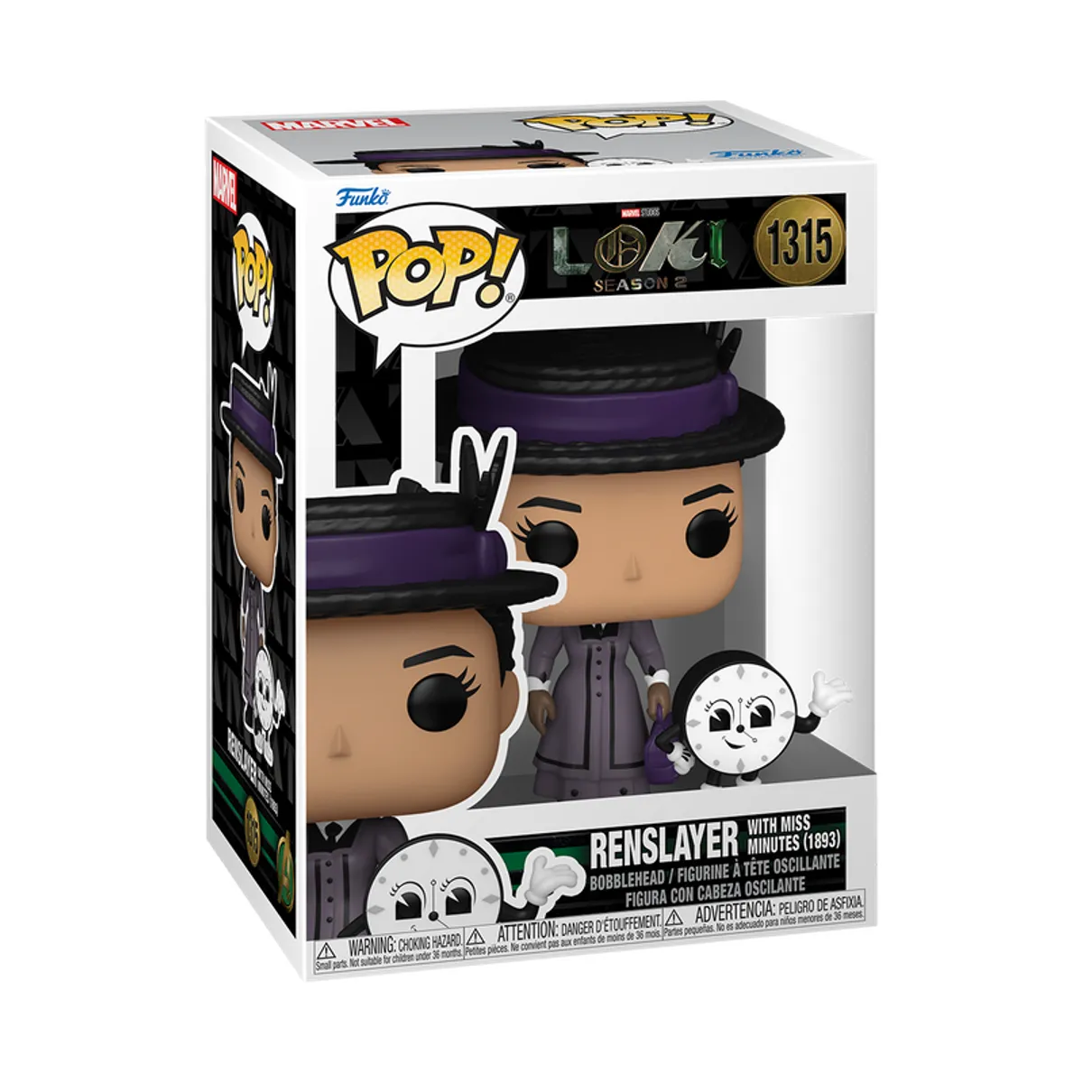 FUNKO - Funko Pop 1315 - Loki Renslayer with Miss Minutes 1893