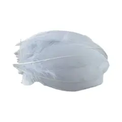 GENERICO - Plumas manualidades blancas 10grs