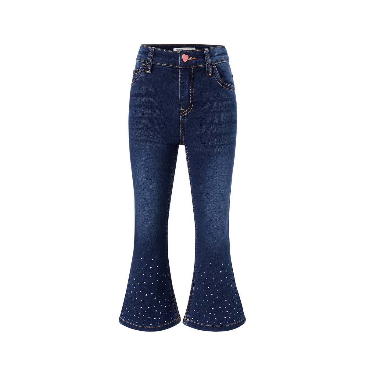 FASHION'S PARK - Jeans Niña Flare Con Strass Azul Fashion's Park