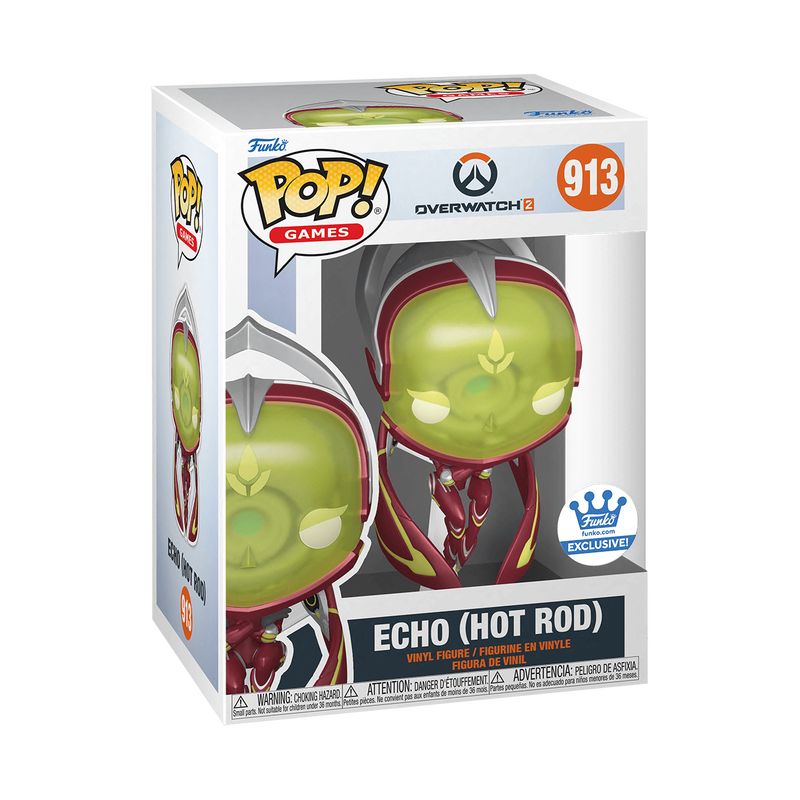 FUNKO - Funko Pop Games 913 - Overwatch 2 Echo Hot Rod