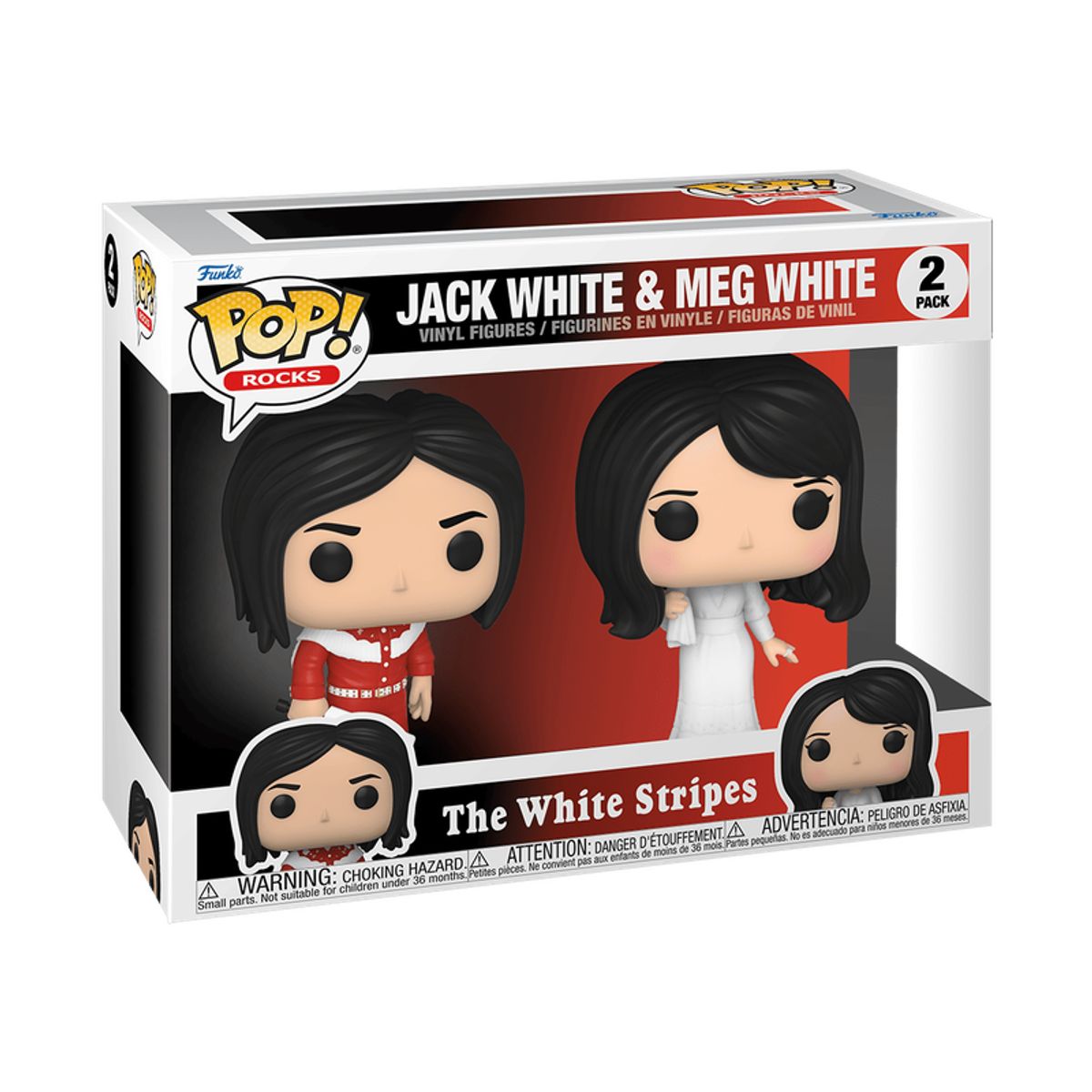FUNKO - Funko Pop Rocks - The White Stripes Jack White & Meg White