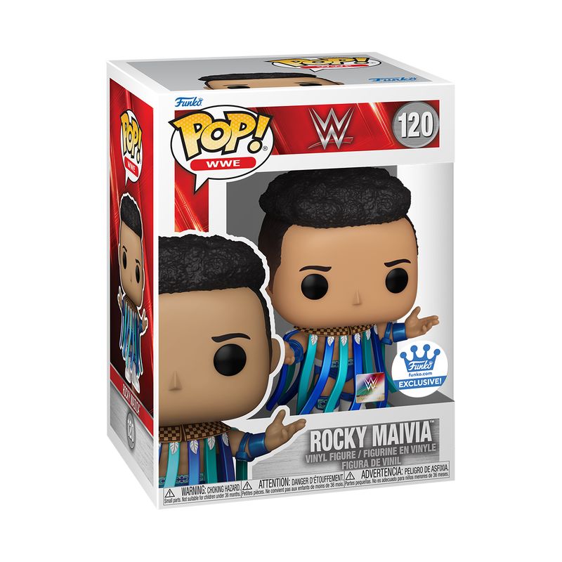 FUNKO - Funko Pop WWE 120 - WWE Rocky Maivia Metallic