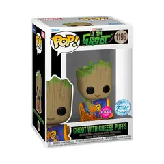 FUNKO - Pop 1196 - I Am Groot Groot with Cheese Puffs Flocked