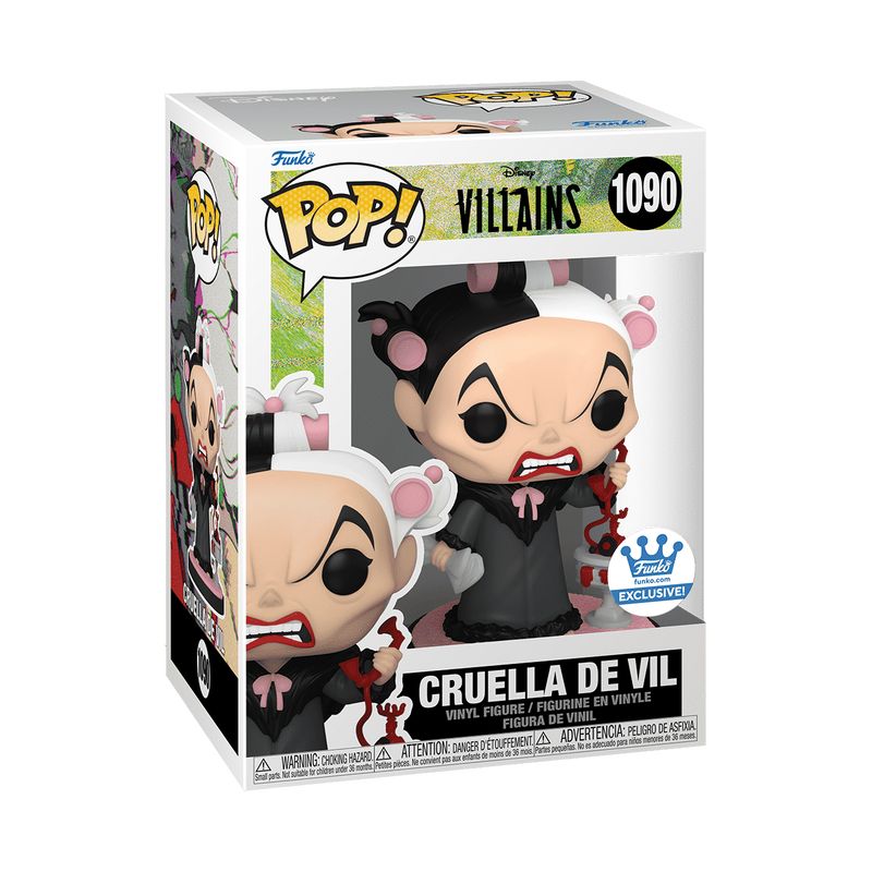 FUNKO - Funko Pop 1090 - Disney Villains Cruella De Vil