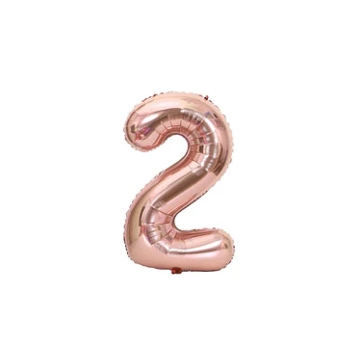 GENERICO - Globo Número 2 Oro Rosa 16 Pulgadas