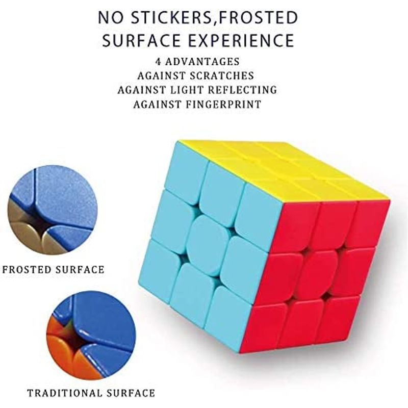 GENERICO - Colorea El Cubo De Rubik De Tres Órdenes 3x3 Tipo Qiyi