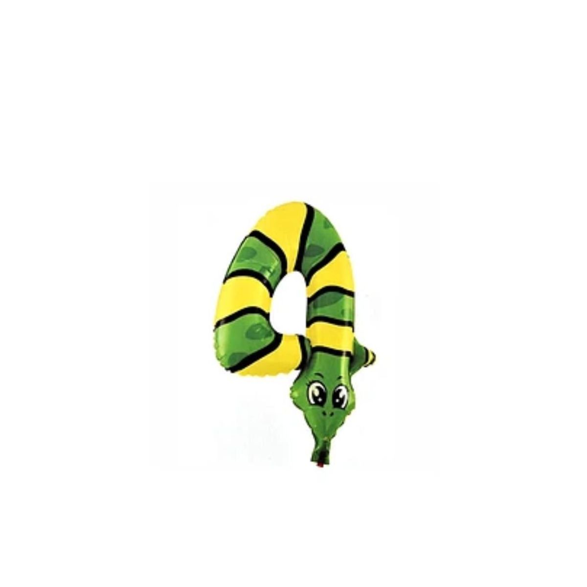 GENERICO - Globo Numero 4 Serpiente 39x47cm