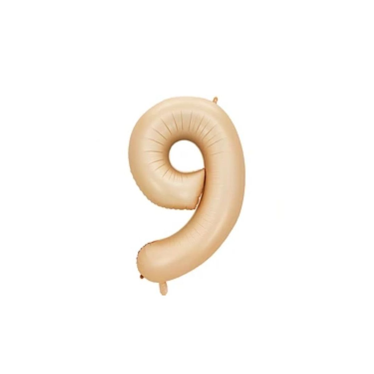 GENERICO - Globo Numero 9 Oro Rosado 32 pulgadas