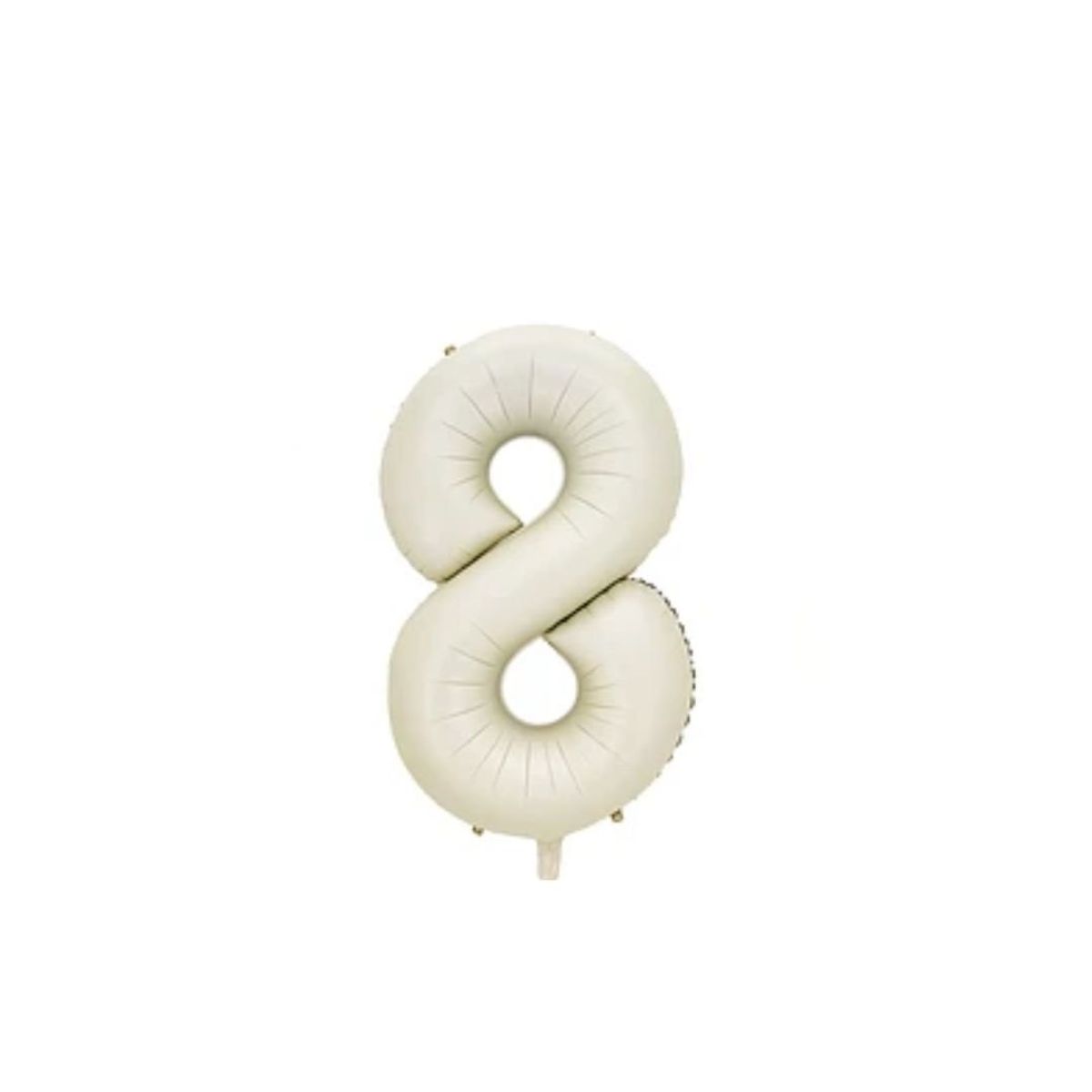 GENERICO - Globo Numero 8 Beige 32 pulgadas