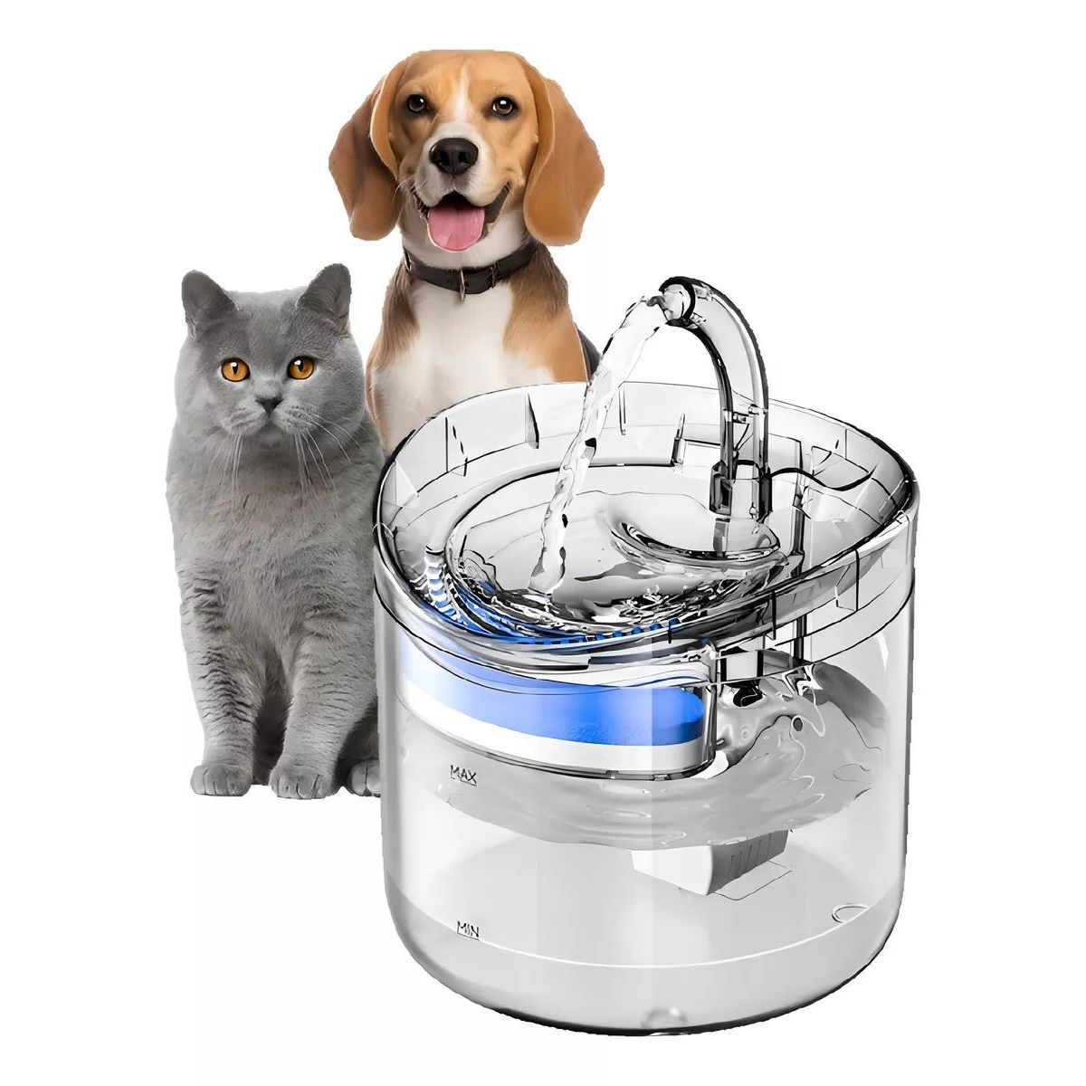 GENERICO - Bebedero Fuente Electrico para Mascotas