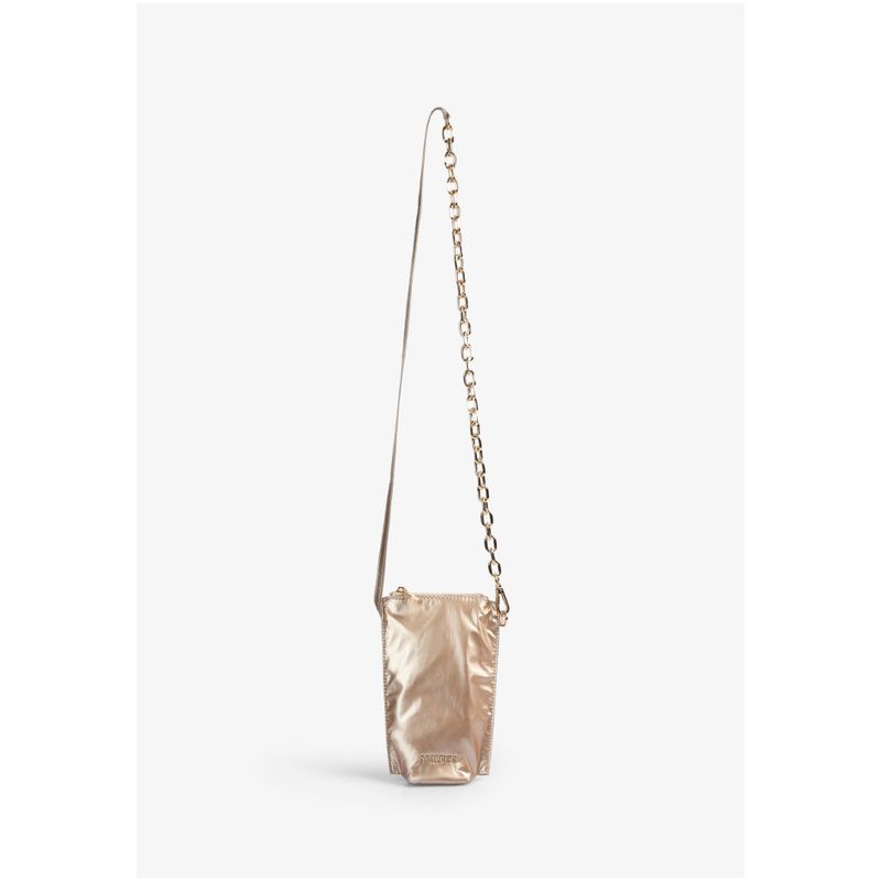 SCALPERS - Bolso Mini Asa Combinada Metallicgold