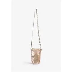 SCALPERS - Bolso Mini Asa Combinada Metallicgold