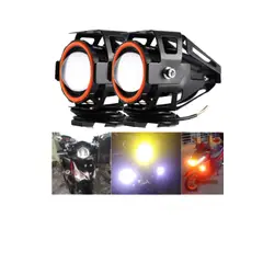 GENERICO - Neblinero Led Para Moto ojo De Angel - Negro