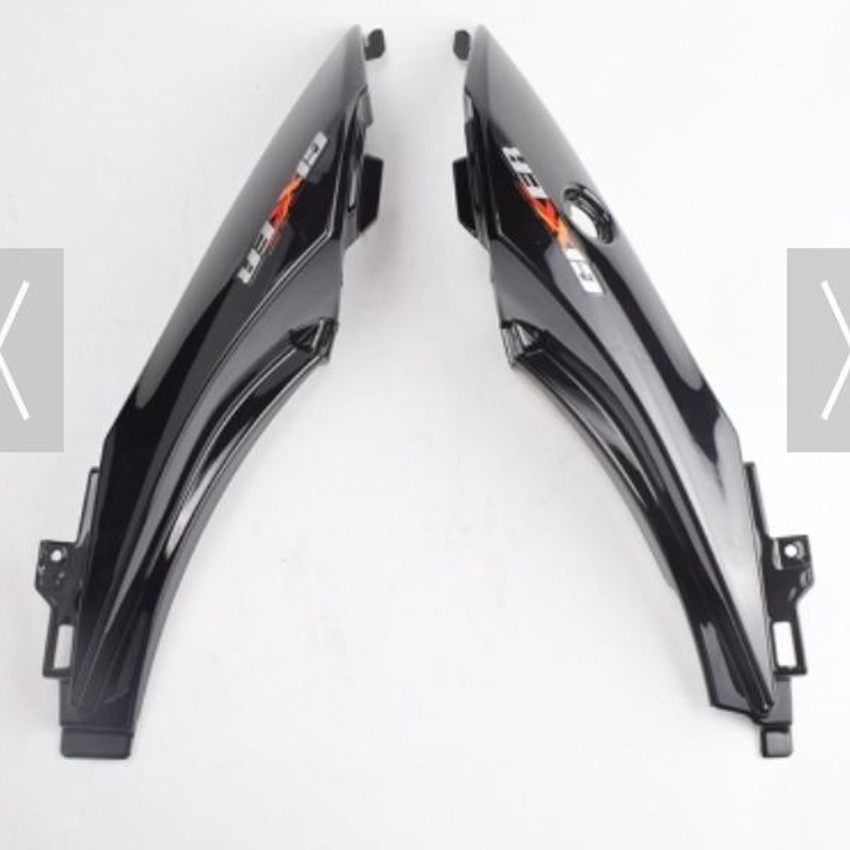 GENERICO - Set Plasticos Traseros Gixxer 150 - Negro