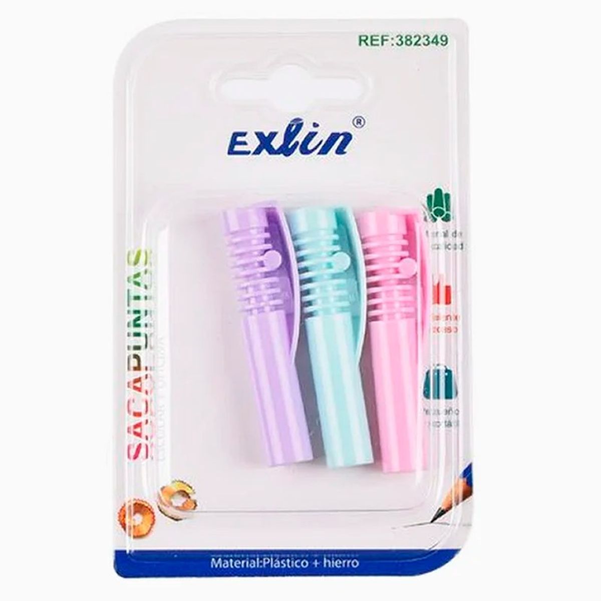 GENERICO - Set De Sacapuntas Plástico