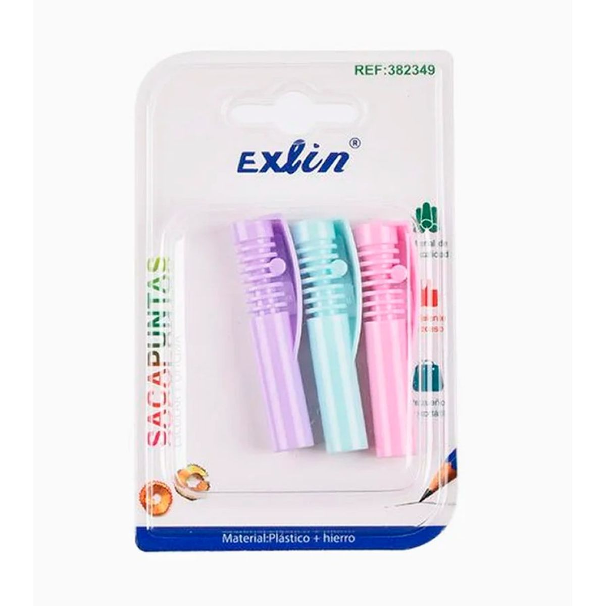 GENERICO - Set De Sacapuntas Plástico