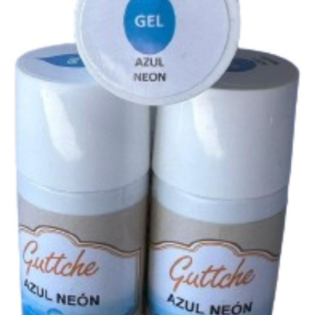 GENERICO - Colorante Gel Gotas Azul Neon Comestible Guttche 20g