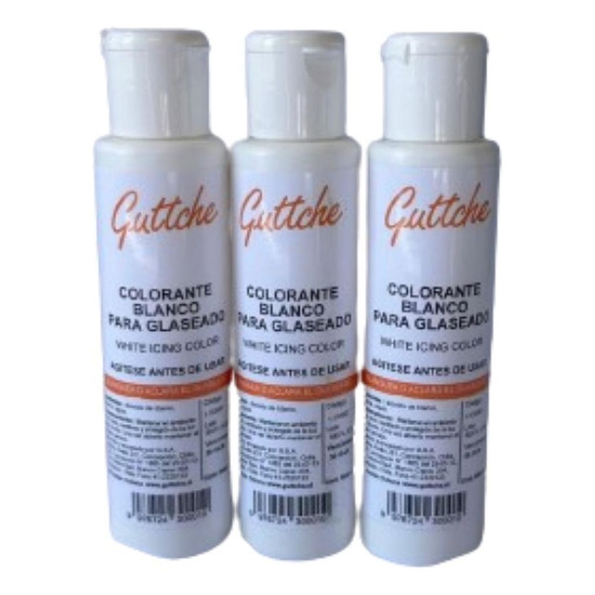GENERICO - Colorante Blanco Para Glaseado Comestible Guttche 60g