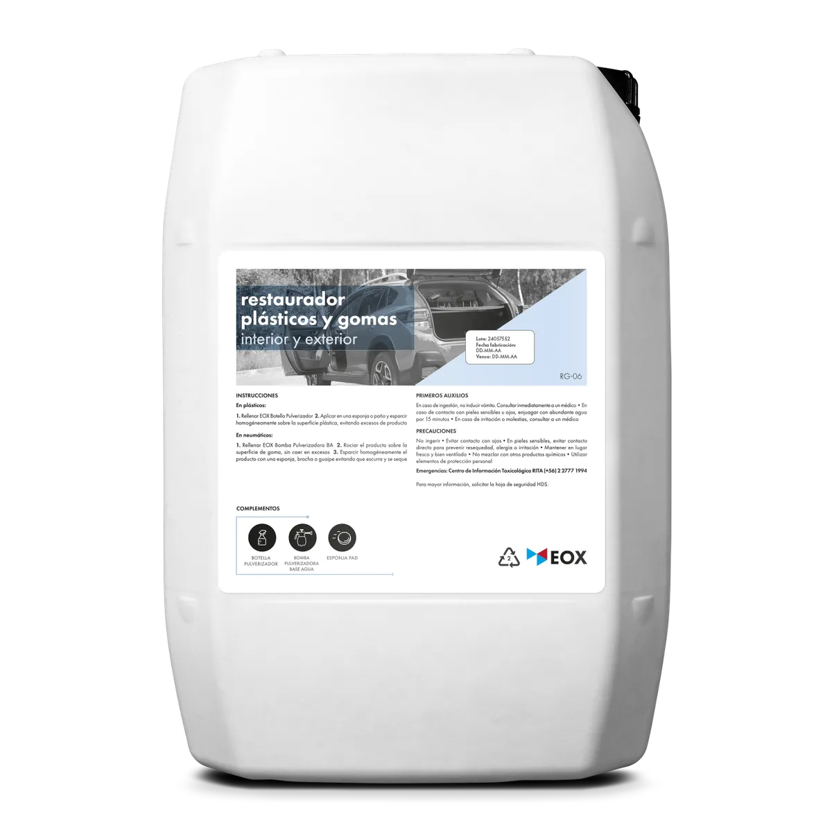 GENERICO - Restaurador de Plásticos y Gomas Versátil LPU EOX 22 L