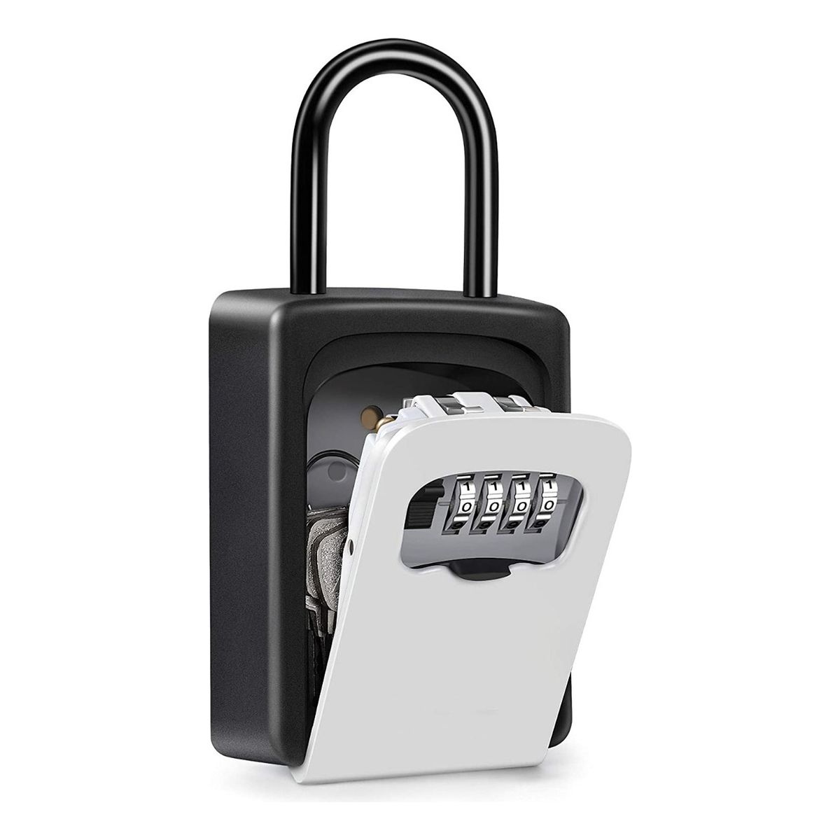 U BUY - Caja Seguridad Porta Llave Candado Clave Para Muro Colgador