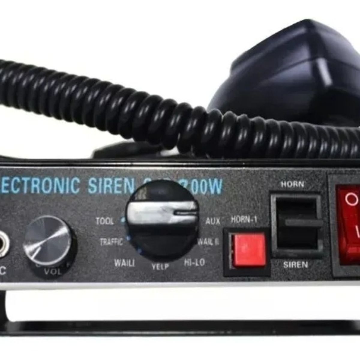 U BUY - Bocina Policial 200wt Sirena Carabinero 9 Tonos Megáfono