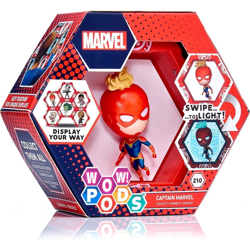 WIZARDING WORLD - Figura WOW PODS Coleccion Marvel Avengers - Capitana Marvel
