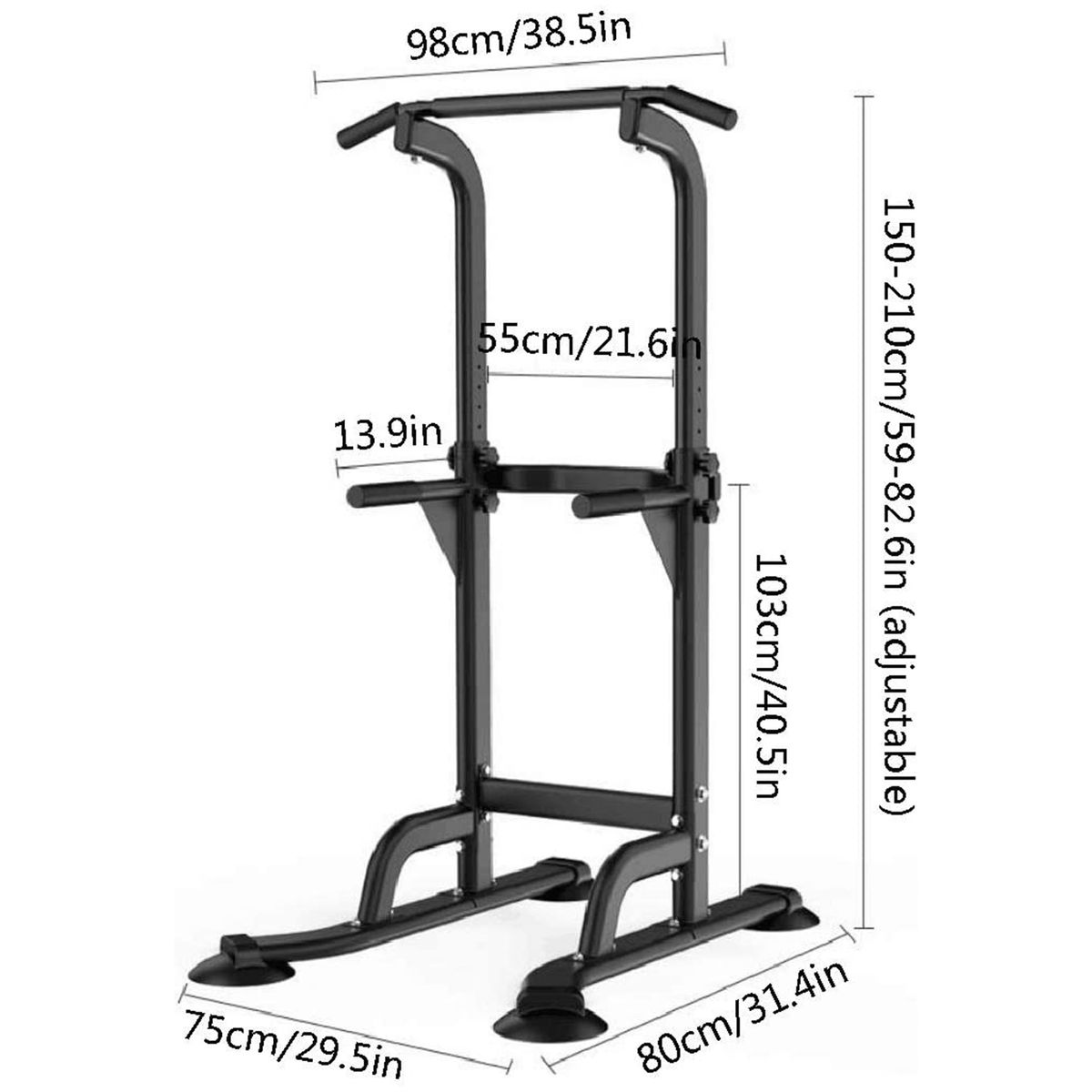 DE TODO Y MAS - Torre Multifuncional Ejercicios Dominada