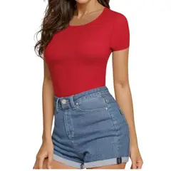 MPROPIA - Body Mujer Bambu Ajustable Manga Corta Elasticado 728