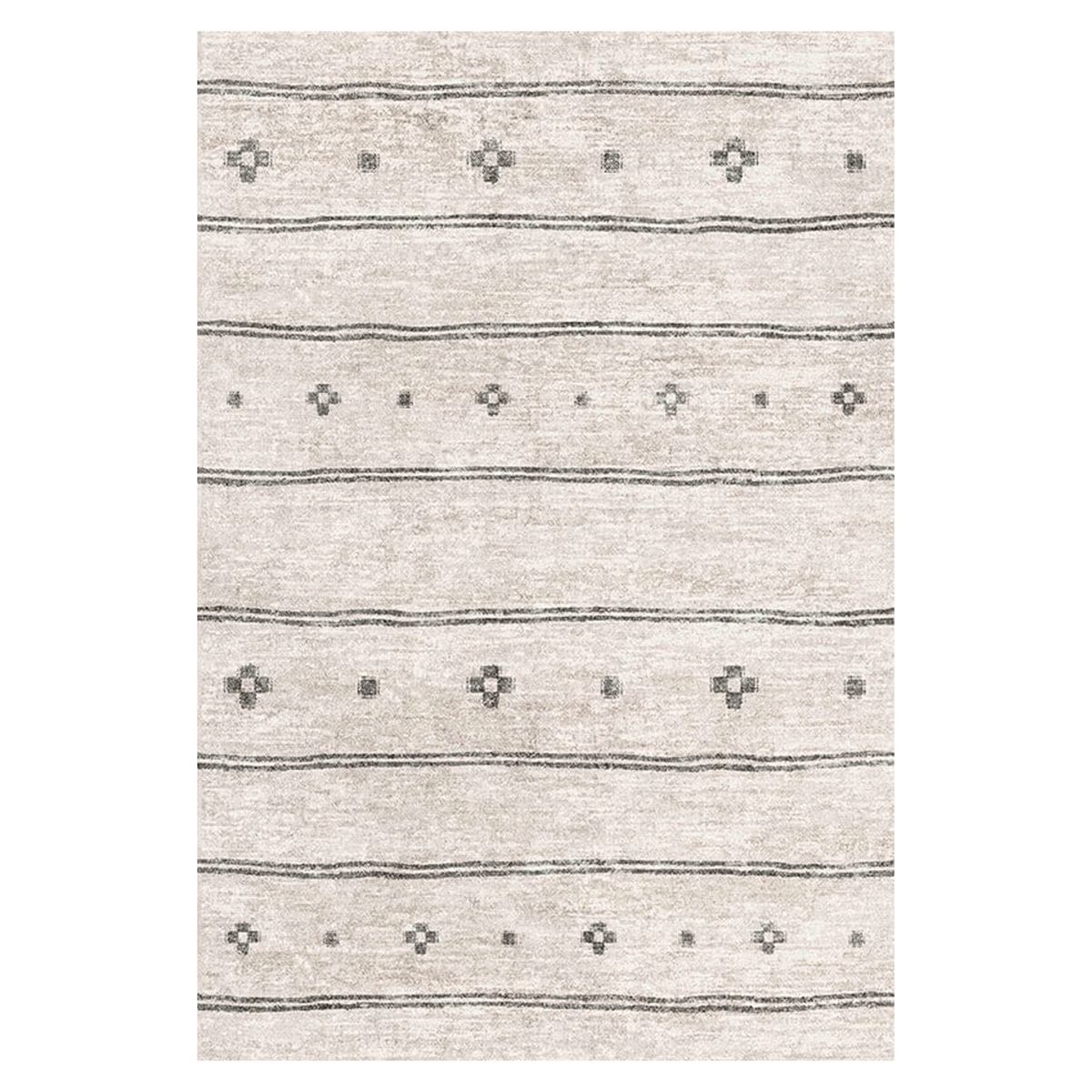 BAZHARS - Alfombra 160X230 cm Kendi Nor H0813 Grey D139 Bazhars