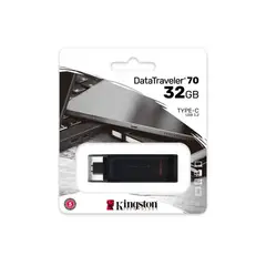 KINGSTON - Pendrive Tipo C 3.2 32GB Data Traveler 70 DT70