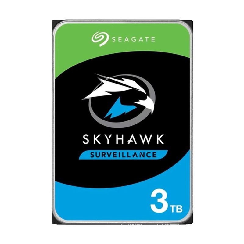 SEAGATE - Disco Duro Seagate SkyHawk Surveillance 3TB - Plateado