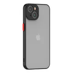 GENERICO - Carcasa S Transparente Para iPhone 15 + Lamina Vidrio - Verde - Negro