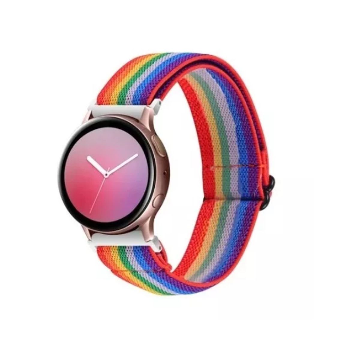 GENERICO - Correa Nylon Elastica Para Smartwatch Samsung Huawei 20 Mm-MULTI