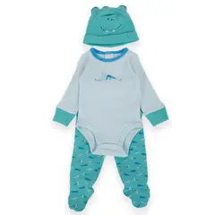 PILLIN - Set 3 Pzas Bebé Niño Multicolor