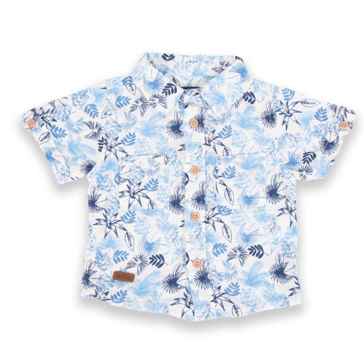 PILLIN - Camisa Bebé Niño Blanco Pillin - Blanco