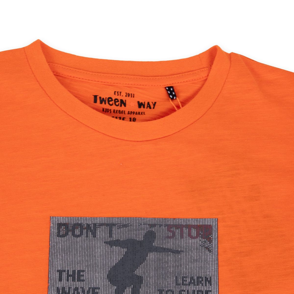 PILLIN - Polera Niño Naranja Pillin PILLIN