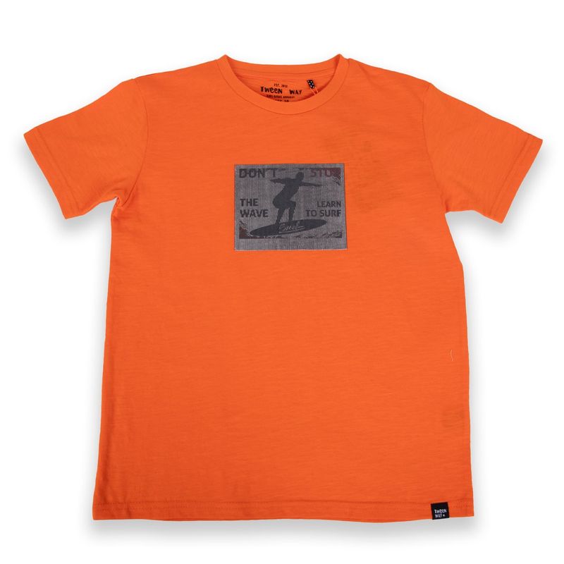 PILLIN - Polera Niño Naranja Pillin PILLIN