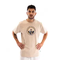 HANG LOOSE - Polera Hombre Beige Flor Da Jamaica