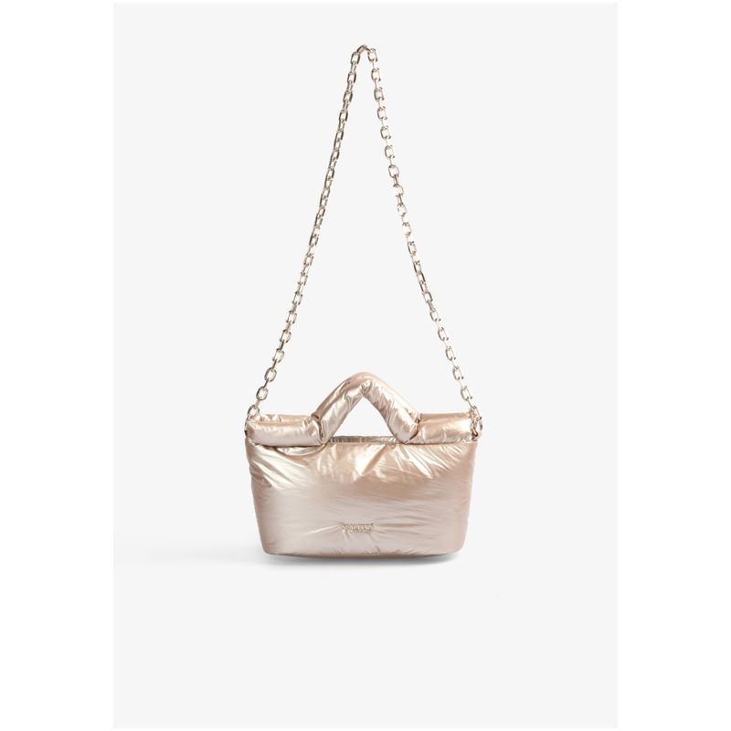 SCALPERS - Bolso Mini Metalizado Cadena Metallicgold