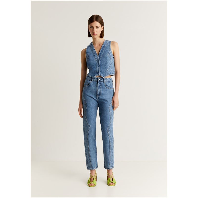 SCALPERS - Jeans Denim Textura Lightindigo