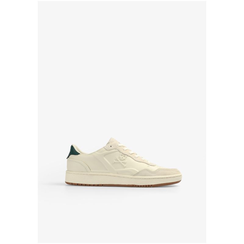 SCALPERS - Zapatillas Napa Detalle Relieve Cream