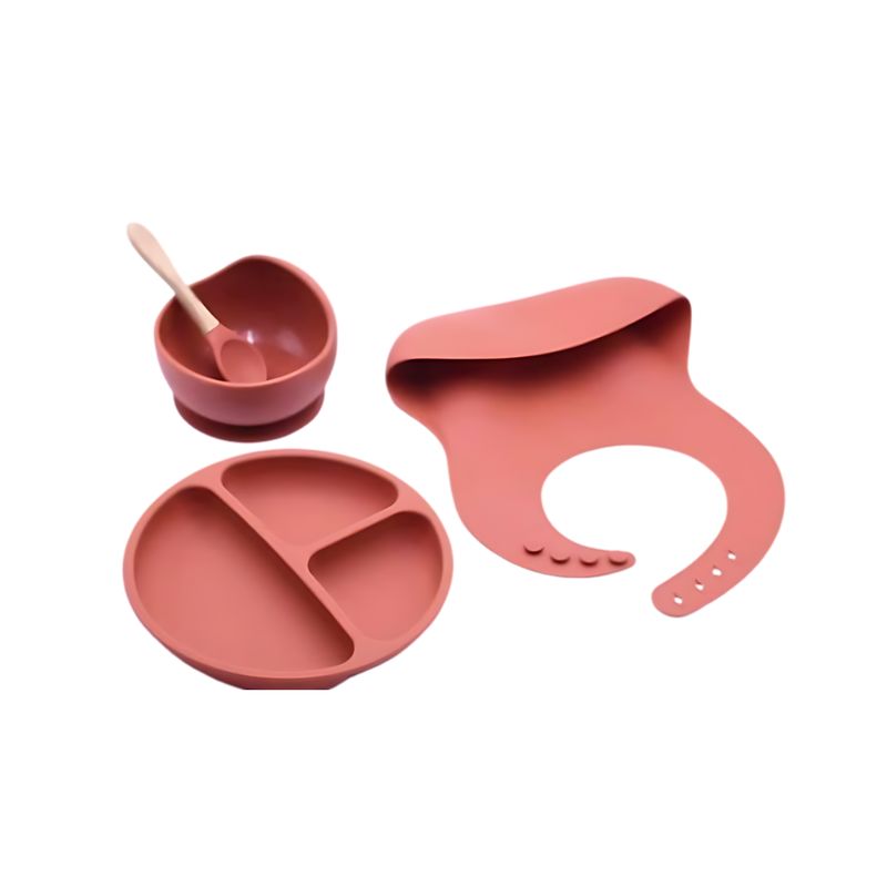 GENERICO - Set De Alimentación De Silicona Para Bebés