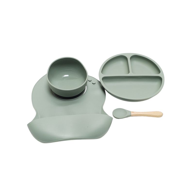 GENERICO - Set De Alimentación De Silicona Para Bebés
